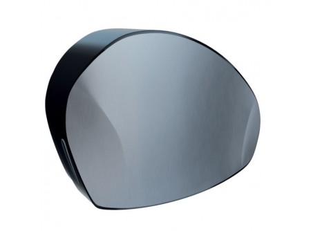 T2 MERC DUPLA BLACK - Toalettpapír adagoló mini, fekete ABS műanyag, fém dekor előlap - – lakkozott, szálcsiszolt rozsdamentes fém előlappal
– törésálló ABS műanyagból készült
– modern forma, ergonomikus kivitel
– töltöttség ellenőrző ablakok
– speciális rendszerkulccsal zárható
– maradvány tekercs tartóval
– fekete adagolótesttel
